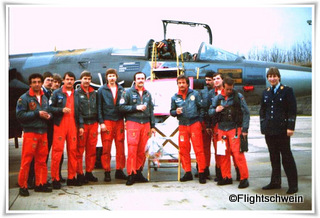 Last Flight with F-104G at AB Nrvenich in Feb. 1983